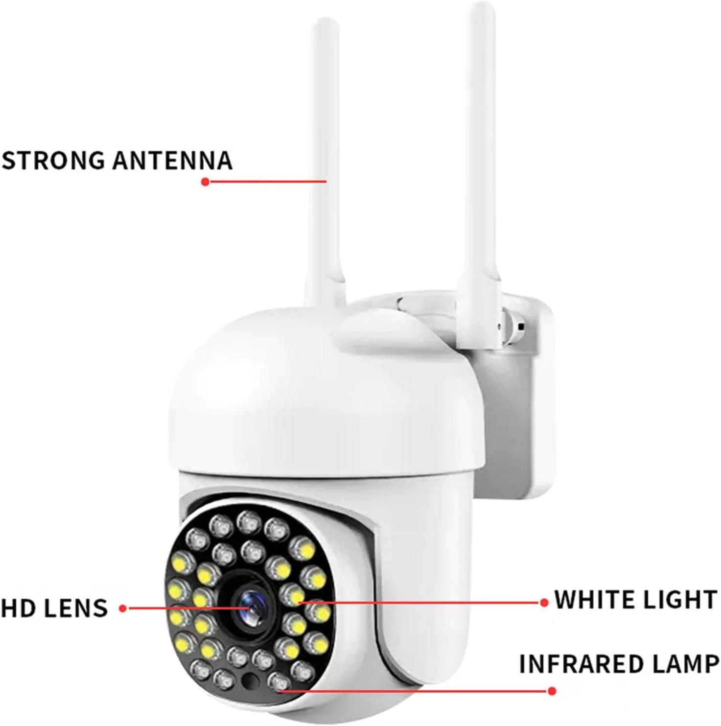 Camera de Supraveghere WiFi, IP66, HD WIRELESS, 2 MP, 1920 X 1080 Pixeli [9]