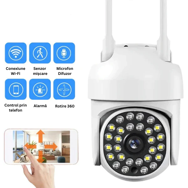 Camera de Supraveghere WiFi, IP66, HD WIRELESS, 2 MP, 1920 X 1080 Pixeli [2]