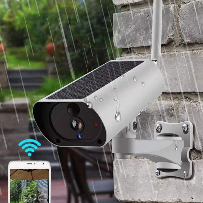 Camera de Supraveghere Solara WiFi, FULL HD, 2MP, Impermeabila, fara cabluri, Acumulatori inclusi [3]