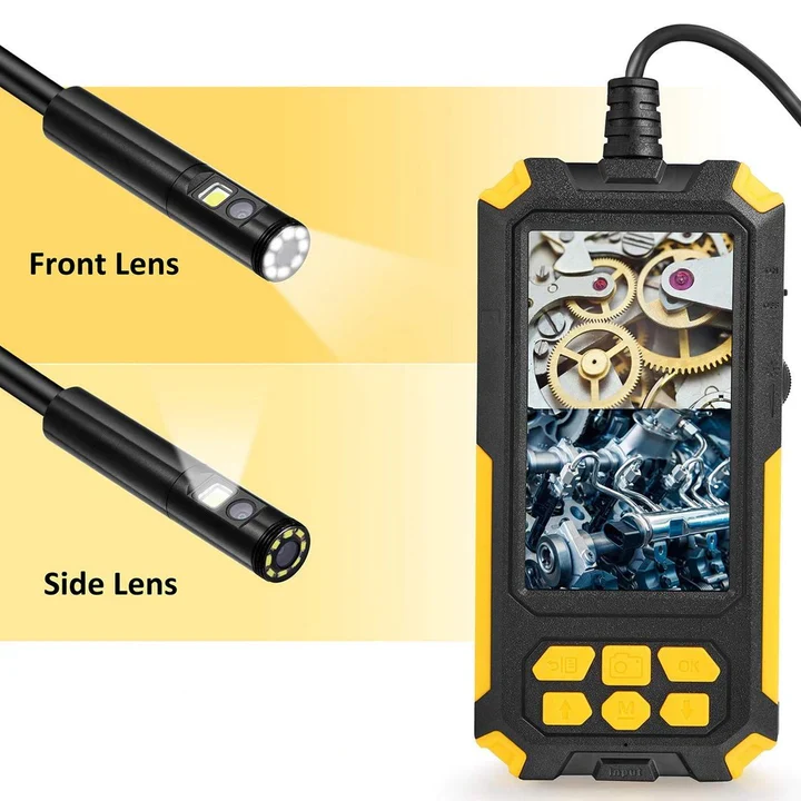 Camera Endoscop Andowl Q NK69, 2K HD, ecran IPS de 4,5 inch, 9 lumini LED, rezistent la apa IP67, cablu 5m [8]