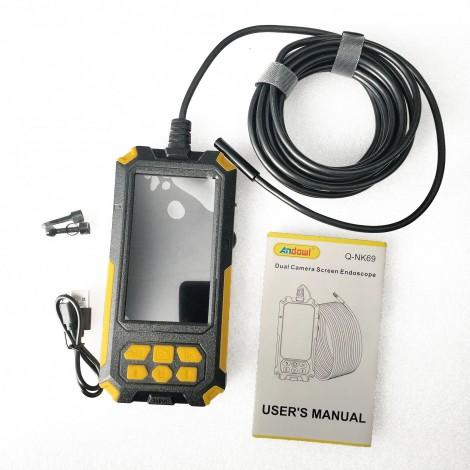 Camera Endoscop Andowl Q NK69, 2K HD, ecran IPS de 4,5 inch, 9 lumini LED, rezistent la apa IP67, cablu 5m [10]