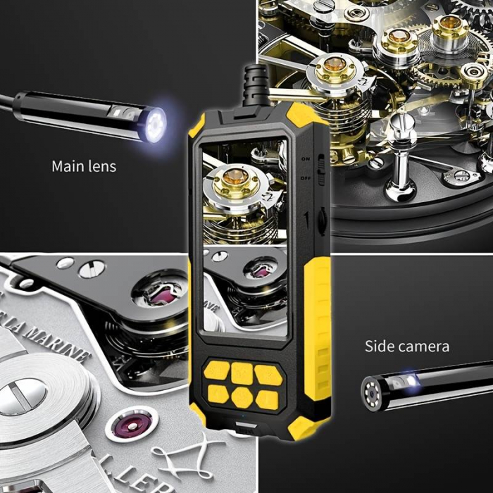 Camera Endoscop Andowl Q NK69, 2K HD, ecran IPS de 4,5 inch, 9 lumini LED, rezistent la apa IP67, cablu 5m [6]