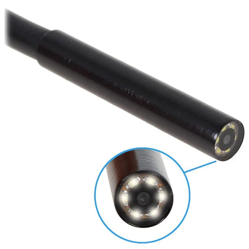Camera Endoscop Profesional, cablu 5 metri, 6 leduri, waterproof, Android si Windows [4]