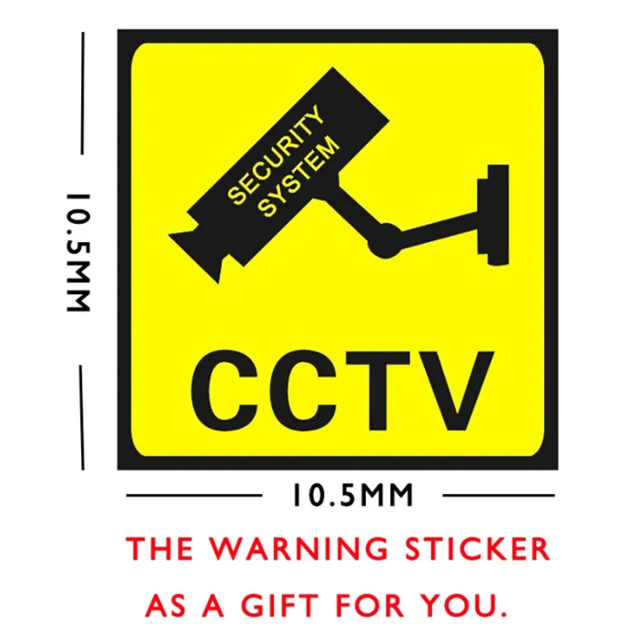 Camera Falsa Tavan, Led rosu intermitent, STICKER CADOU [5]