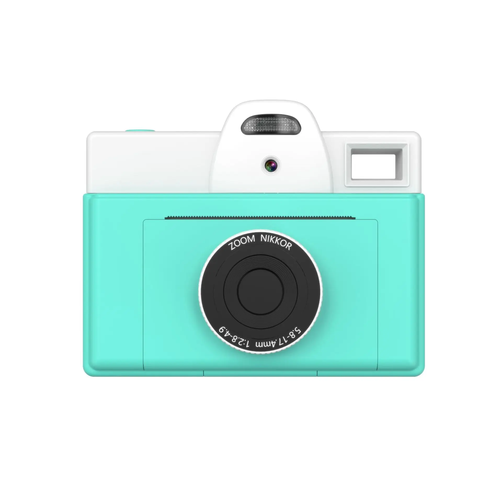 Camera foto digitala pentru copii cu mini imprimanta termica incorporata, HD, Roz/Albastru [15]