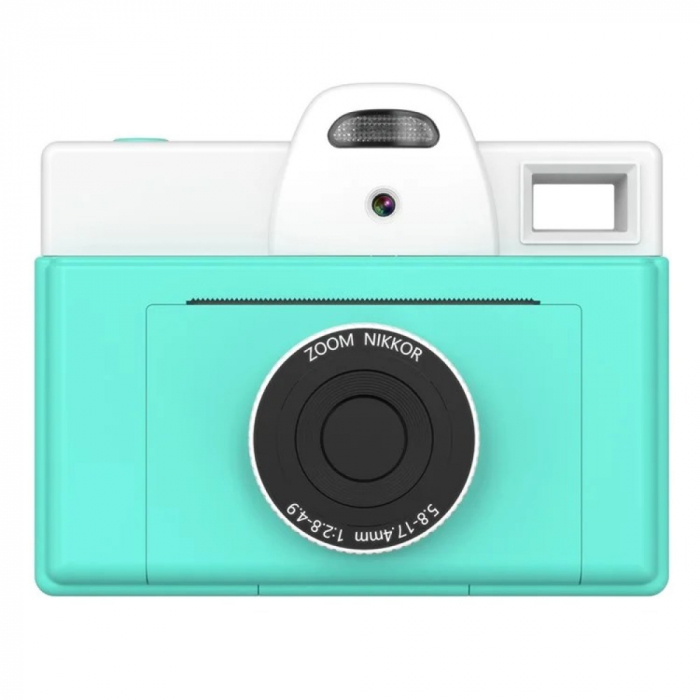 Camera foto digitala pentru copii cu mini imprimanta termica incorporata, HD, Roz/Albastru [12]