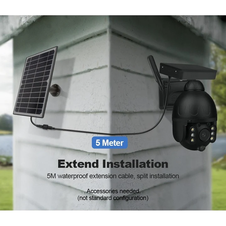 Camera Solara 5G, Rezolutie 4K, Senzor PIR, cu Stocare Multipla, Zoom 10X, Andowl Q-SX80 [4]