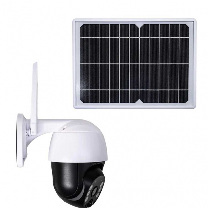 Camera Supraveghere cu Panou Solar, WiFi, Rotativa, Microfon si Difuzor [8]