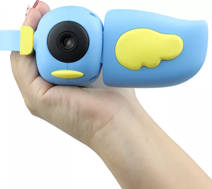 Camera video-foto digitala interactiva cu jocuri pentru copii, full-hd, ecran 2 inch, 1080p, rezistenta la socuri  Galben sau ROZ [19]