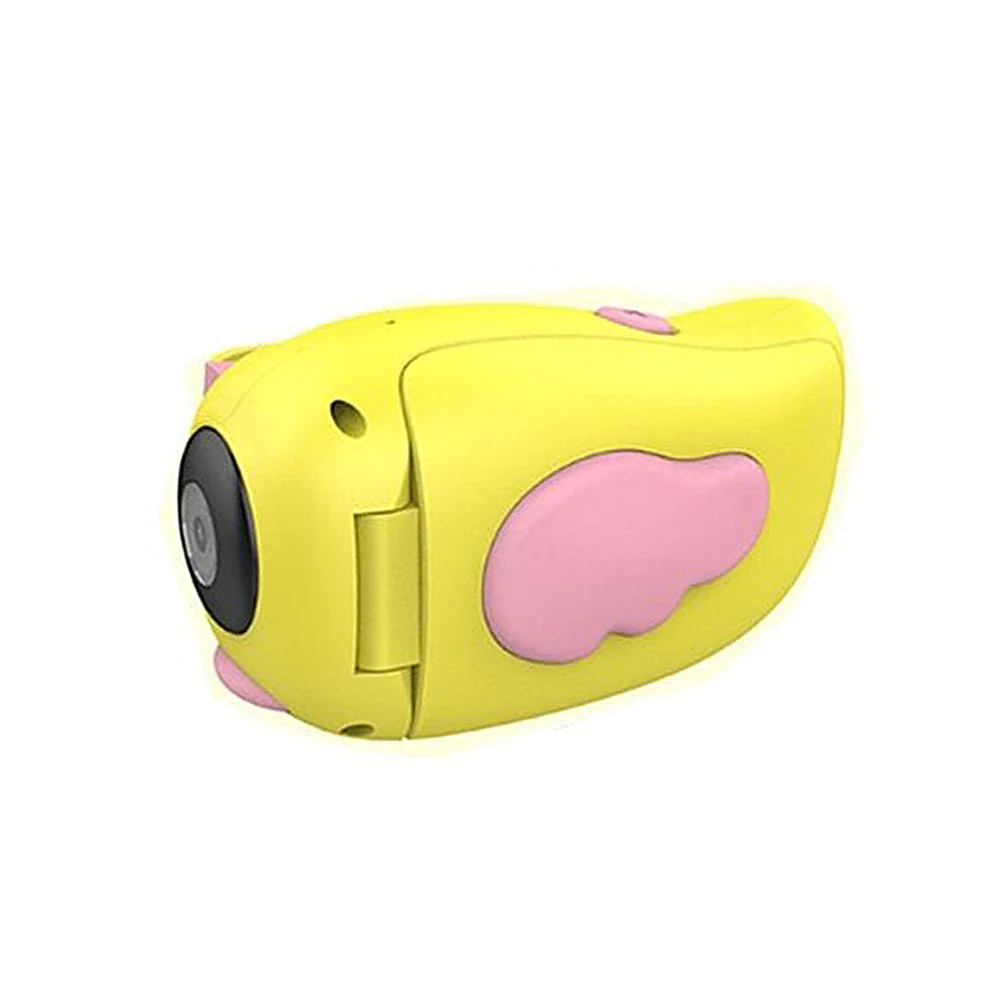 Camera video-foto digitala interactiva cu jocuri pentru copii, full-hd, ecran 2 inch, 1080p, rezistenta la socuri  Galben sau ROZ [15]