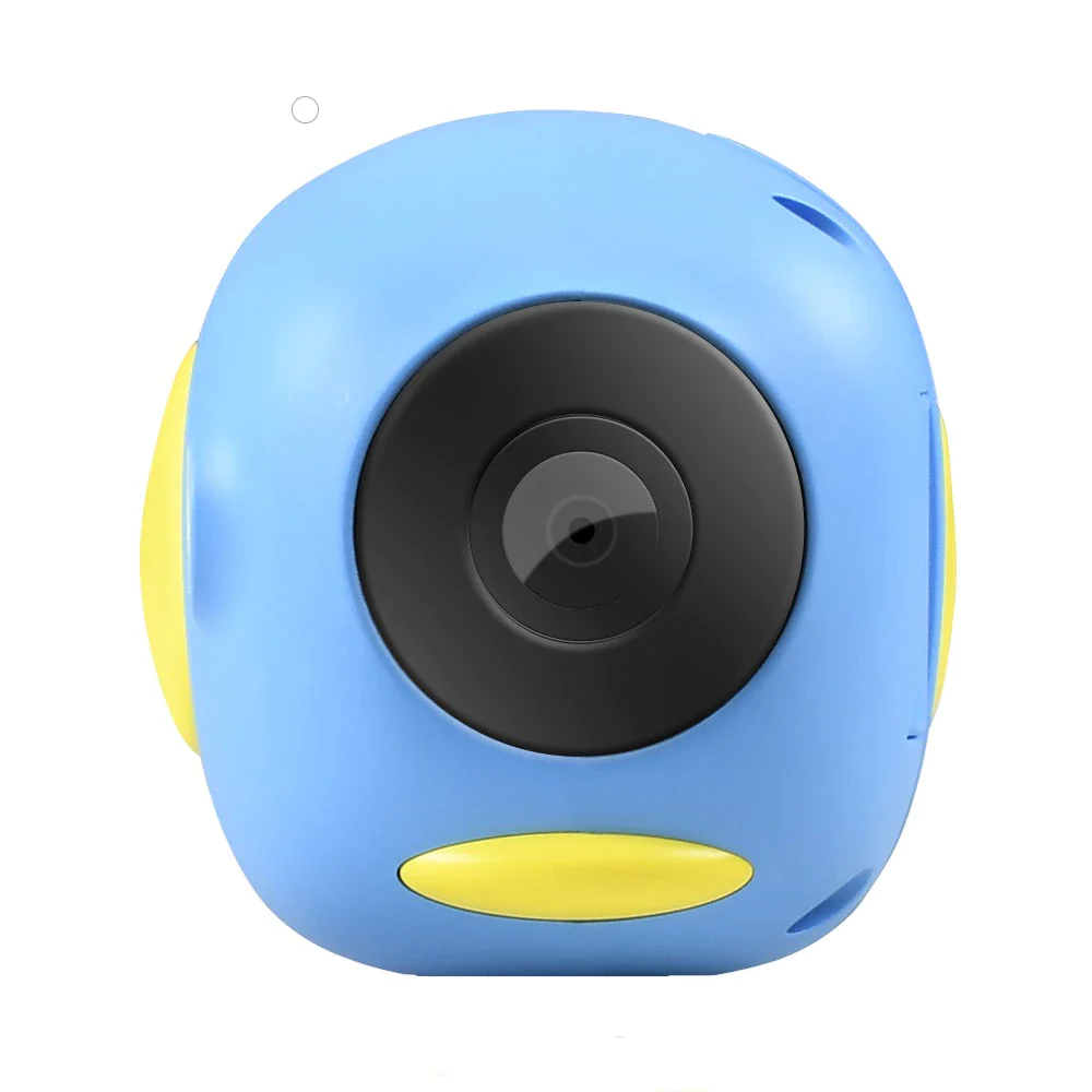 Camera video-foto digitala interactiva cu jocuri pentru copii, full-hd, ecran 2 inch, 1080p, rezistenta la socuri  Galben sau ROZ [16]