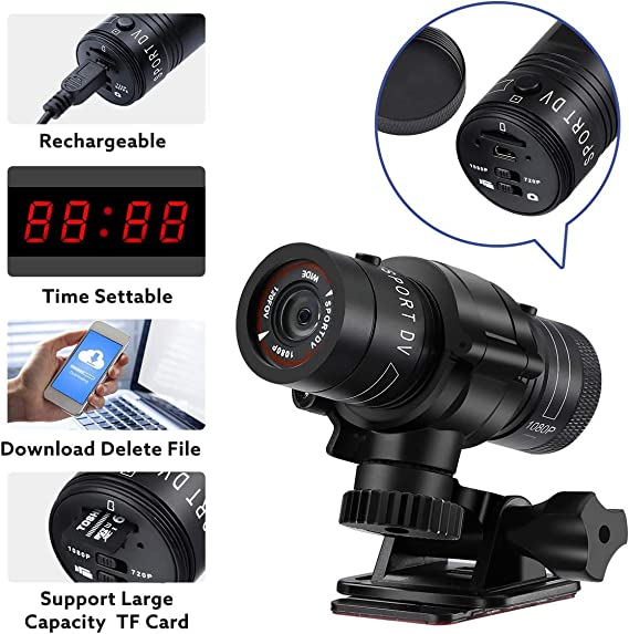 Camera Video Sport Full HD 30 FPS, Rezistenta la apa, 1000 mAh, Andowl [3]