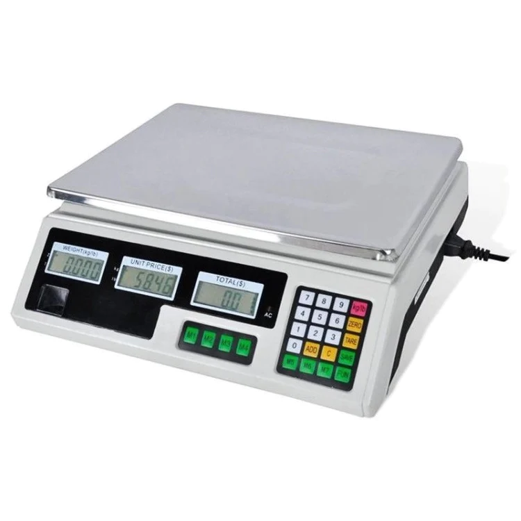 Cantar electronic de piata, capacitate 40 kg, digital, functii multiple [4]