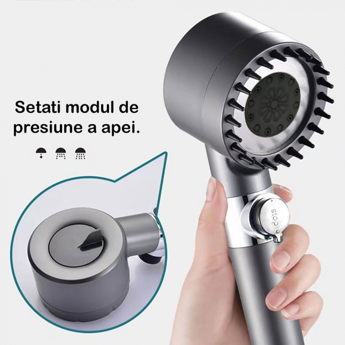 Cap de dus cu presiune 4 in 1 [6]