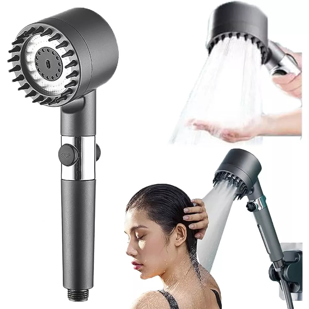 Cap de dus cu presiune 4 in 1 [7]