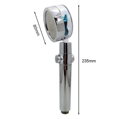Cap de dus TURBO cu ventilator si filtru, efect de cascada [7]