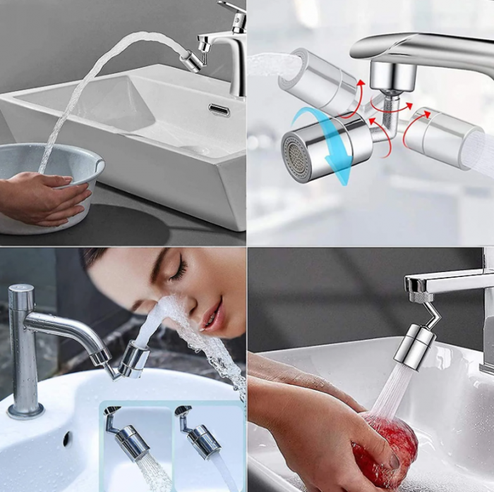 Cap de robinet rotativ, cu filtru si 2 tipuri de jet [5]