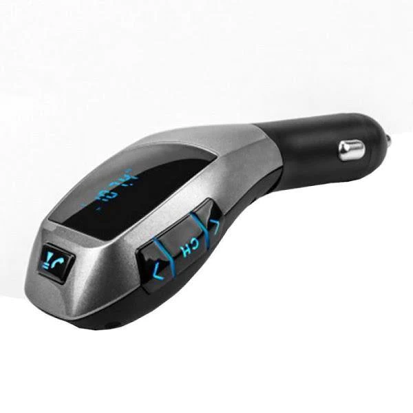 Car Kit Auto Bluetooth cu functie de modulator FM, model X6 + Telecomanda [2]