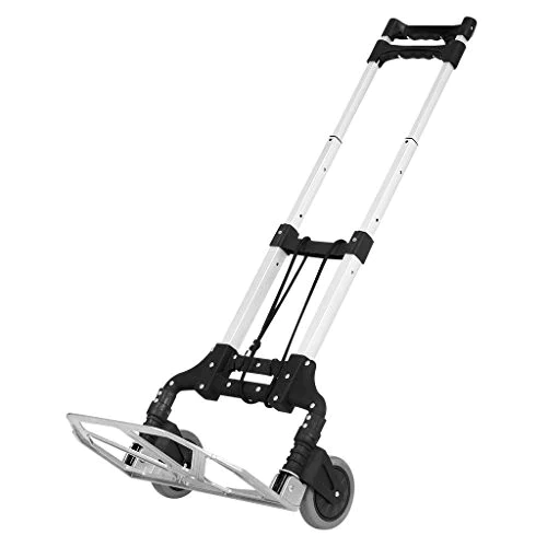 Carucior pentru cumparaturi tip Liza, pliabil cu platforma si maner extensibil, aluminiu [3]