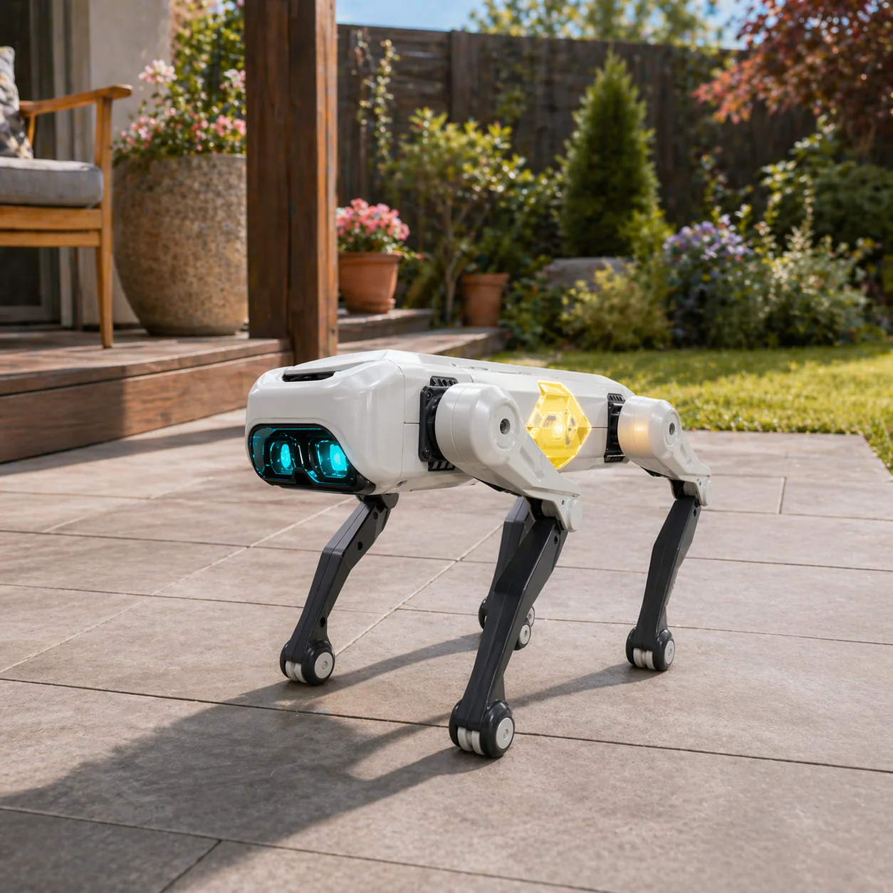 Catel robot inteligent RC cu AI, telecomanda, aplicatie si comenzi vocale, dans, LED si sunete interactive [2]