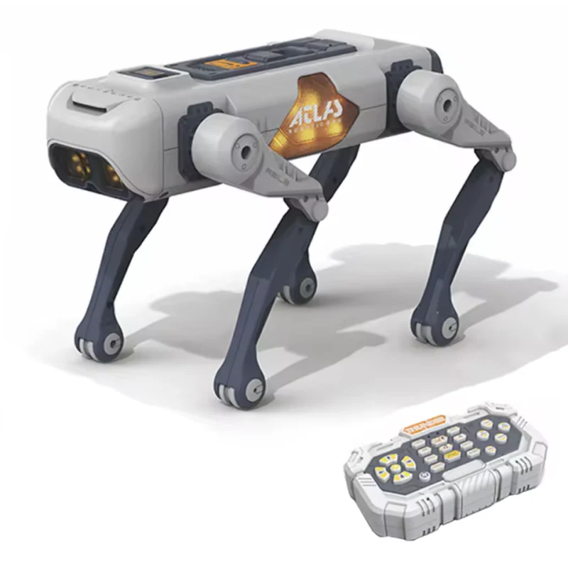 Catel robot inteligent RC cu AI, telecomanda, aplicatie si comenzi vocale, dans, LED si sunete interactive [10]