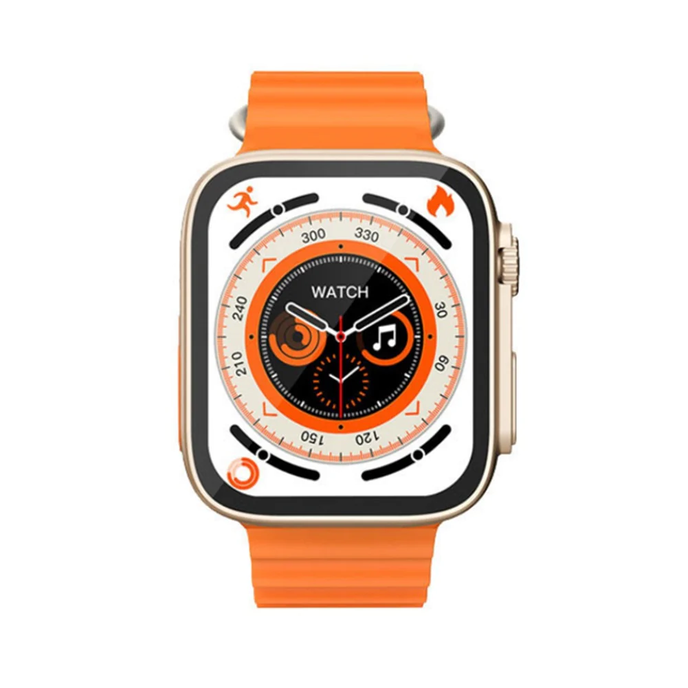 Ceas SmartWatch Ultra Plus + 8 curele de schimb, Apel Bluetooth, Incarcator Wireless, metal, Notificari Apel si Retele Sociale, Oximetru, Ritm Cardiac si Tensiune Arteriala [16]