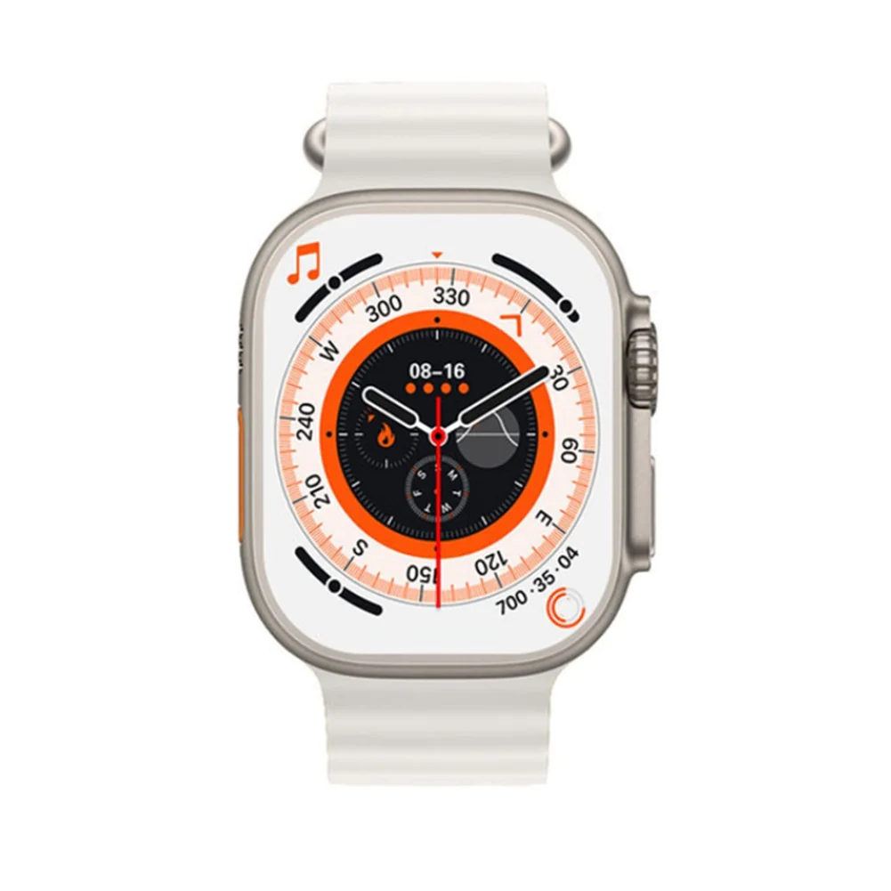 Ceas Inteligent SmartWatch Ultra PLUS, Apel Bluetooth, Incarcator Wireless, metal, Notificari Apel si Retele Sociale, Oximetru, Ritm Cardiac si Tensiune Arteriala, Termometru, Monitorizare somn, 105 M [18]
