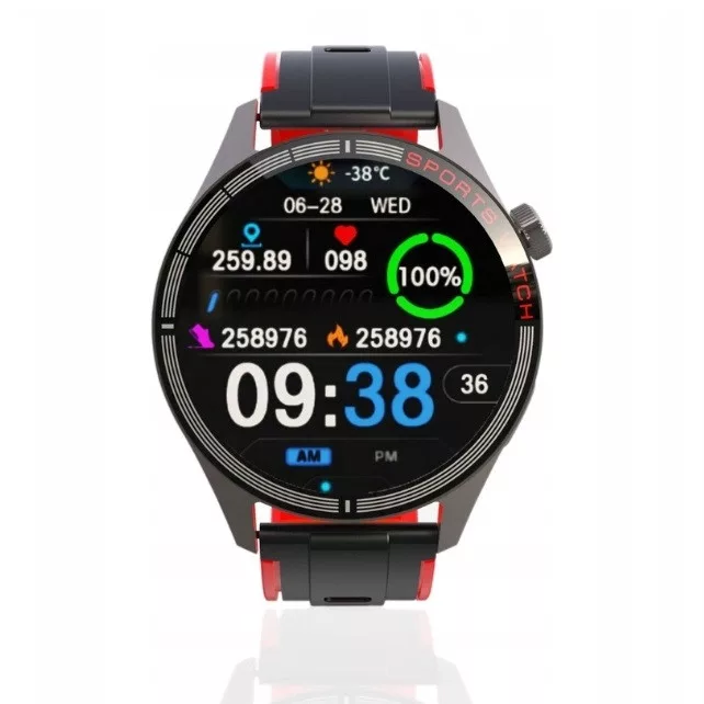 Ceas Smartwatch WS-GS58, Ecran Amoled, Android/IOS, senzori monitorizare, aplicatii multiple [2]