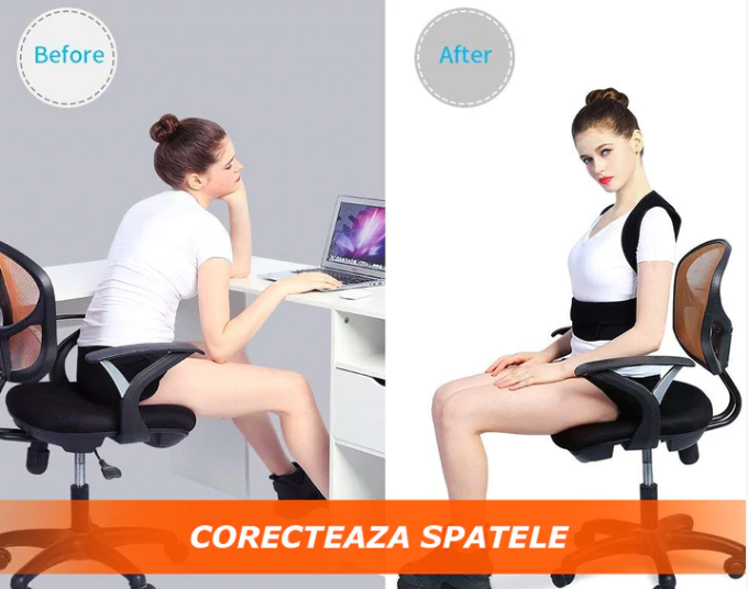 Centura corectoare spate pentru indreptarea coloanei [7]