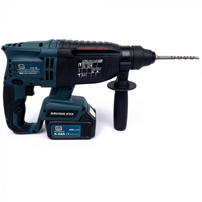 Ciocan Rotopercutor German Meister cu 2 Acumulatori 36V 6AH [4]