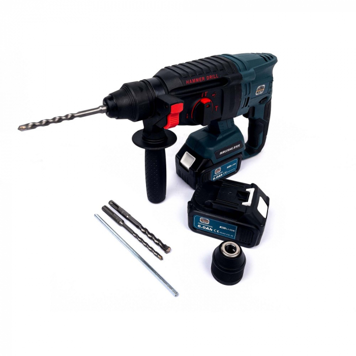 Ciocan Rotopercutor German Meister cu 2 Acumulatori 36V 6AH [2]