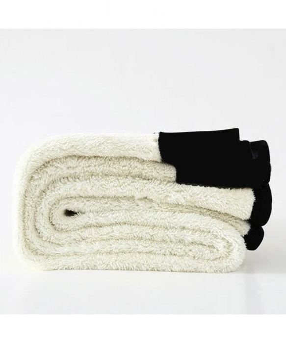 Colanti Dama Imblaniti Termo, Material gros, Negru [3]
