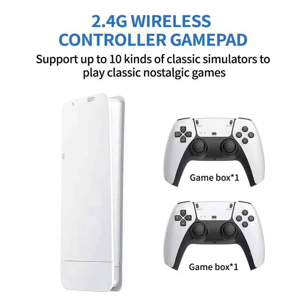 Consola cu 20.000 Jocuri tip Retro, Stick HDMI, 2 Gamepad-uri fara fir, Rezolutie 4K [4]
