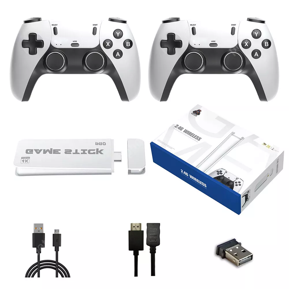 Consola cu 20.000 Jocuri tip Retro, Stick HDMI, 2 Gamepad-uri fara fir, Rezolutie 4K [10]