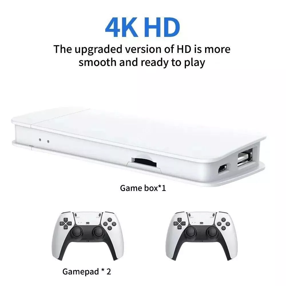 Consola cu 20.000 Jocuri tip Retro, Stick HDMI, 2 Gamepad-uri fara fir, Rezolutie 4K [11]