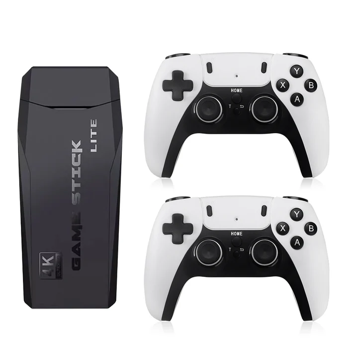 Consola de Jocuri Retro cu 10.000 de Jocuri Preinstalate, 2 Controllere Wireless, Conexiune Stick HDMI [2]