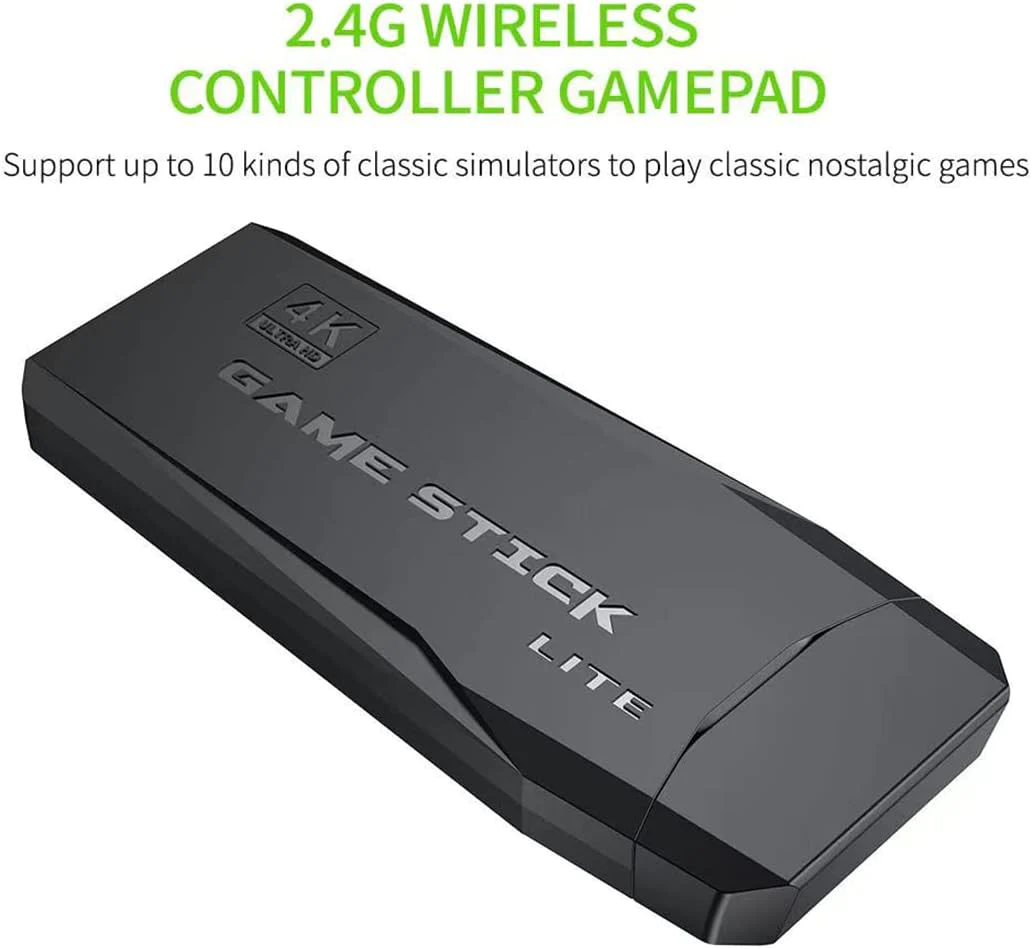 Consola mini jocuri retro Full HD, 2 controllere wireless 2.4G, HDMI, 3500 jocuri incluse [4]