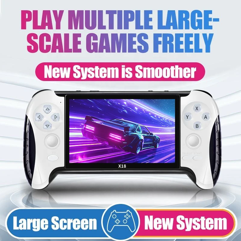 Consola Portabila cu 10.000 de Jocuri tip Retro, 9 emulatoare, Ecran 4.3 inch, 2500 mAh [13]