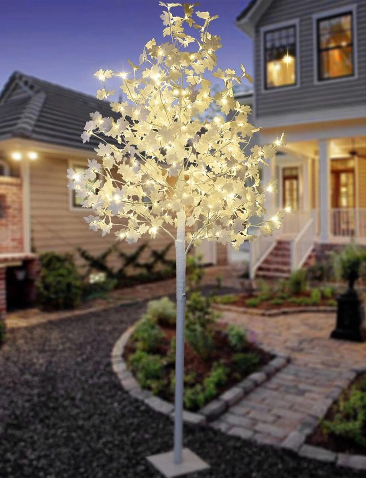 Copac Decorativ Iluminat cu 128 LED-uri, 170 cm Inaltima, Lumina Calda, Rece si Multicolora     169.99 lei [2]