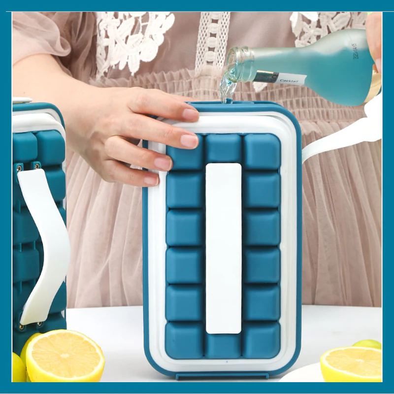 Cutie pentru cuburi de gheata, interior din silicon [9]