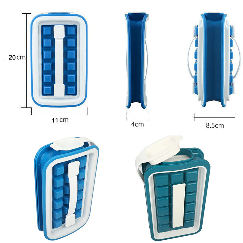 Cutie pentru cuburi de gheata, interior din silicon [8]