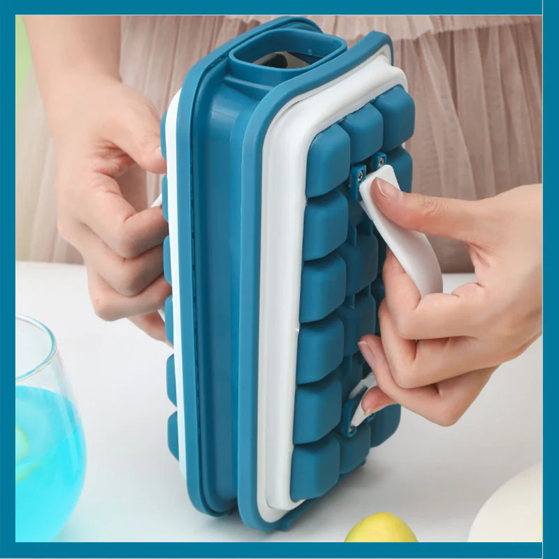 Cutie pentru cuburi de gheata, interior din silicon [2]