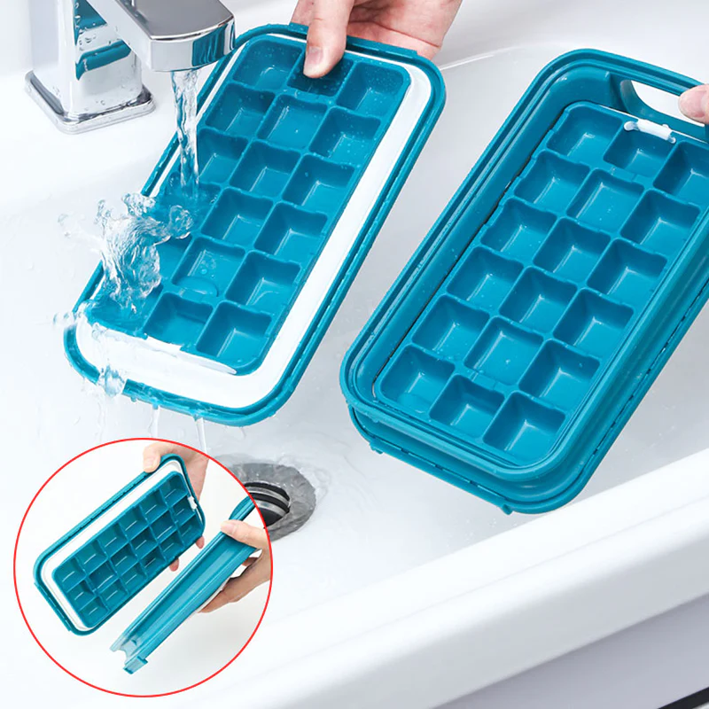 Cutie pentru cuburi de gheata, interior din silicon [3]