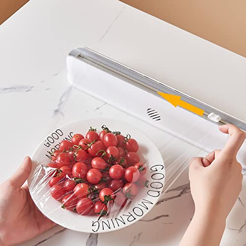 Dispenser folie alimentara stretch, cu magnet, lama de taiere si folie inclusa, 38 cm [2]