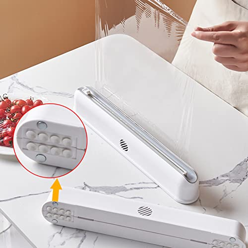 Dispenser folie alimentara stretch, cu magnet, lama de taiere si folie inclusa, 38 cm [5]