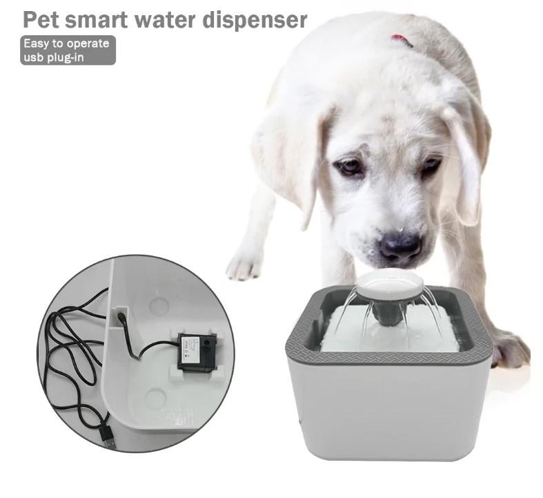 Dozator automat de apa pentru animale, alimentare USB [3]