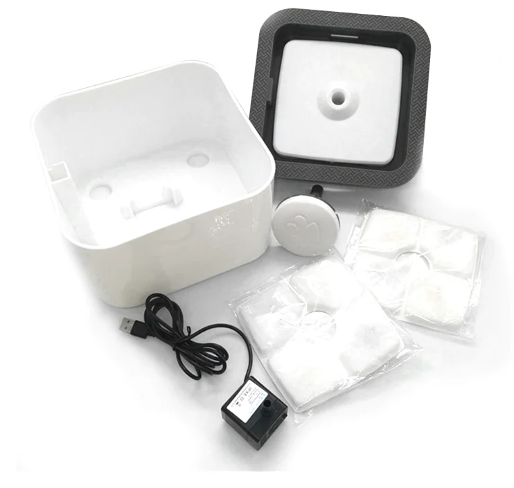 Dozator automat de apa pentru animale, alimentare USB [4]