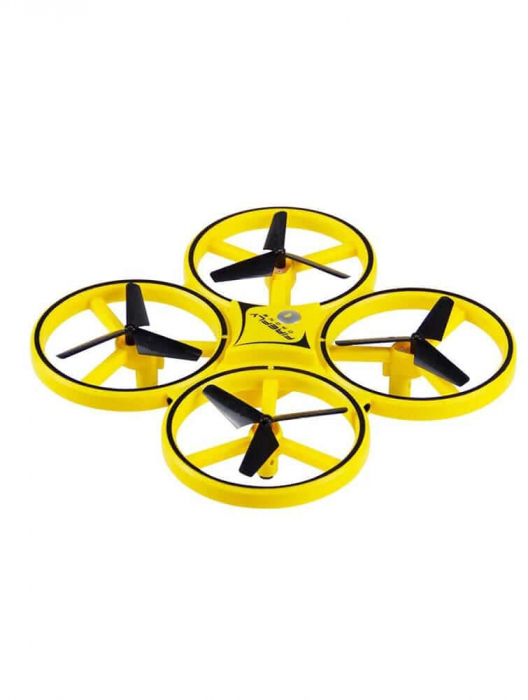 Drona Anti Coliziune cu LED Smart Inteligenta, control din bratara, Quadcopter Smart [7]