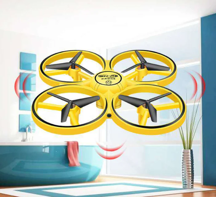 Drona Anti Coliziune cu LED Smart Inteligenta, control din bratara, Quadcopter Smart [3]