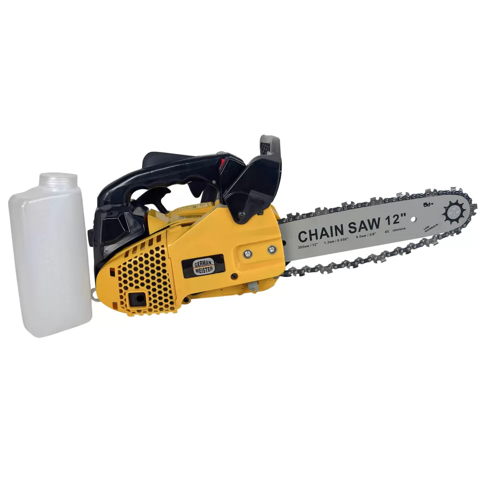 Drujba de mana pe benzina German Meister, 1.2 cp, pentru constructii, lama 12 inch, 25.4 cc [2]